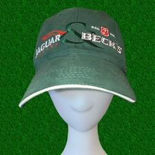 Jaguar & Becks F1 Pedro De La Rosa Embroided Green Adjustable Baseball Cap