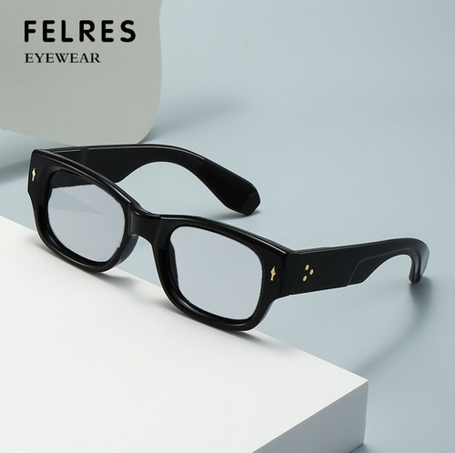 Square thick frame blue - square,