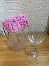 Hand Made Crochet Beaded Jug