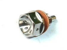 Honda CBR954RR 2002-2003 TITANIUM OIL DRAIN SUMP PLUG BOLT MAGNETIC CROSS DRIL