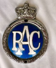 Classic Car RAC Shield Badge