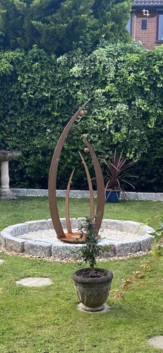 Abstract metal garden - abstract,
