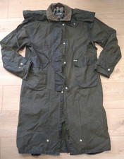 Vintage Cotton's Collection Rambler Wax Long Coat Tailor Made In England M Brown