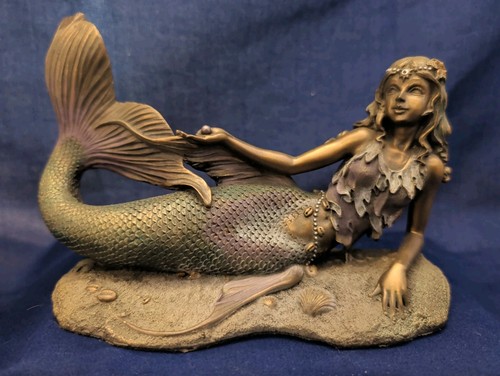 Mermaid figurine ornament - figurine,