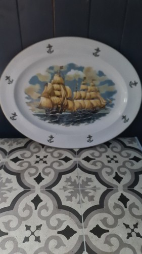 Large meat serving - meat/serving, plate