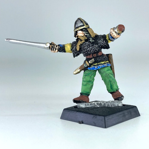 Saxon thegn with sword - saxon,