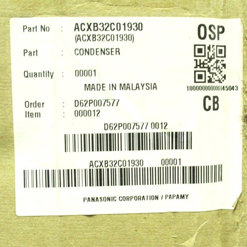 Panasonic acxb32c01930 - panasonic,