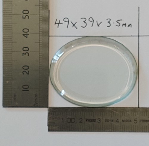 Oval bevelled glass for - oval,