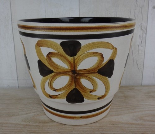 Vintage 1980s pottery planter - vintage,