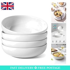 Durable White Pasta Bowls - 45