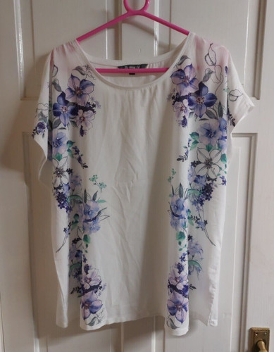 Bonmarche white floral - white, sparkly