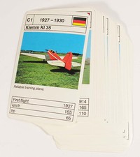ACE TRUMP SPORTS PLANES ?  VINTAGE CARD GAME TOP TRUMPS NO CASE