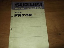 Suzuki FR 70 K Model Parts catalogue