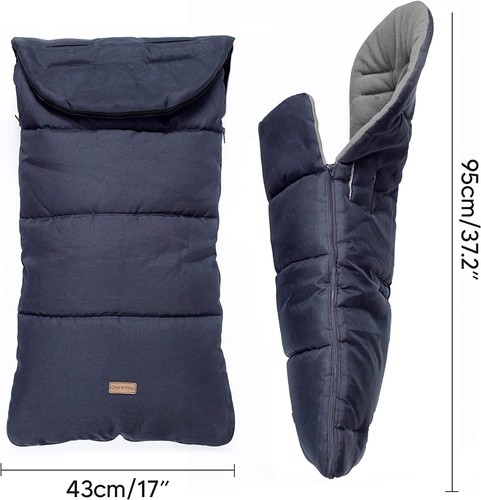 Baby winter footmuff black - winter,