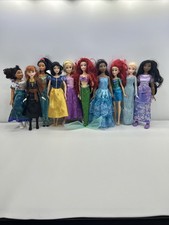 Disney Store ❤️ Dressed Princess Doll Bundle x 10 ( Snow White, Răspunzel, Elsa)
