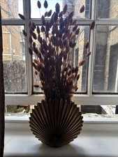 Vase Mustard Seashell Shape