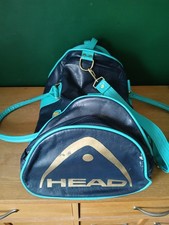 Vintage Head Holdall Gym Sports Tennis Bag Navy Turquoise Retro 90s
