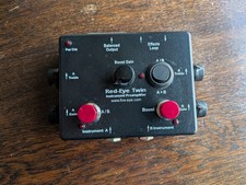 Fire-Eye Red-Eye Twin Acoustic Piezo Preamp, good used condition, black
