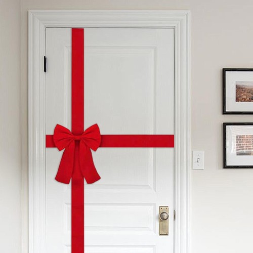 Cabinet door ribbon bow - ribbon, large