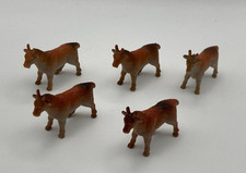 5 Plastic Goat Toy Figures for