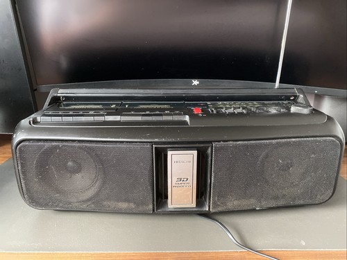 Hitachi boombox stereo radio - boombox,