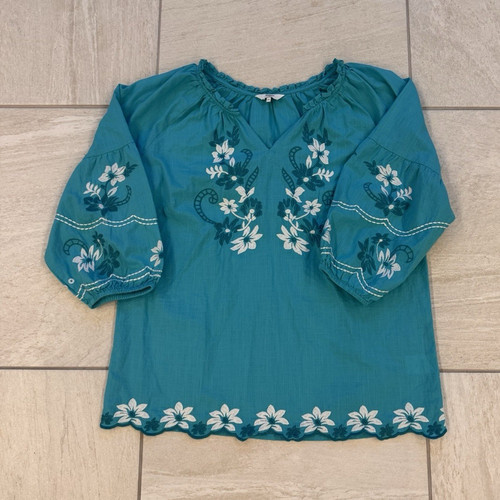 Cotton traders blue floral - traders,