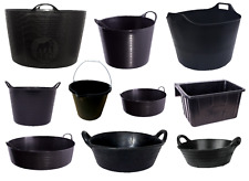 Genuine Gorilla Tub Trug Flexible Storage Carrying Bucket Feeding Water Garden