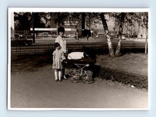 Old Vintage Photo WOMAN AND