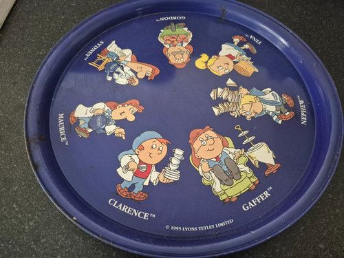 Vintage tetley tea tray - vintage,