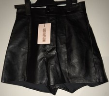 High Waisted Stitch Detail PVC