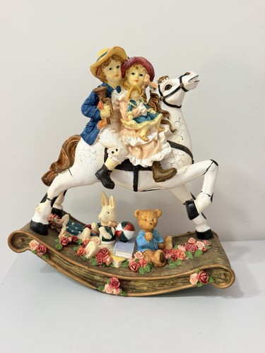 Large victorian rocking horse - victorian,