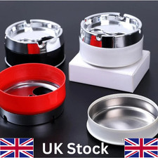 Stainless Steel Ashtray with Lid Windproof for Cigarettes Home Outdoor Ashtrays