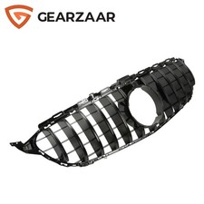 FRONT GRILL GRILLE Fitment for MERCEDES C CLASS W205 C205 C220 GLOSS BLACK UK
