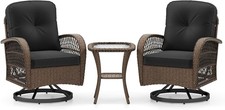 Luxury Swivel Rattan Bistro
