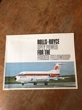 Rolls-Royce spey  power for the Fokker fellowship Brouhure August 1970