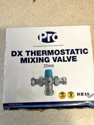 Thermostatic mixing valve 22mm - mixing,