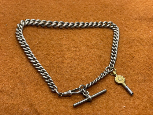 Double albert pocket watch - double,
