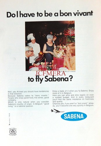Sabena international airline - sabena,