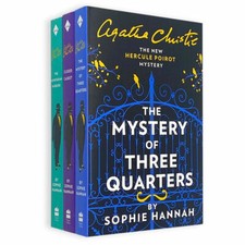 New Hercule Poirot Mysteries Agatha Christie Series Books 1 - 3 Collection Set 