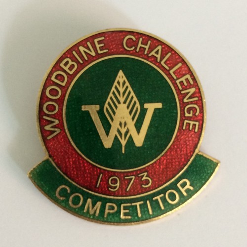 Vintage badge woodbine - badge,
