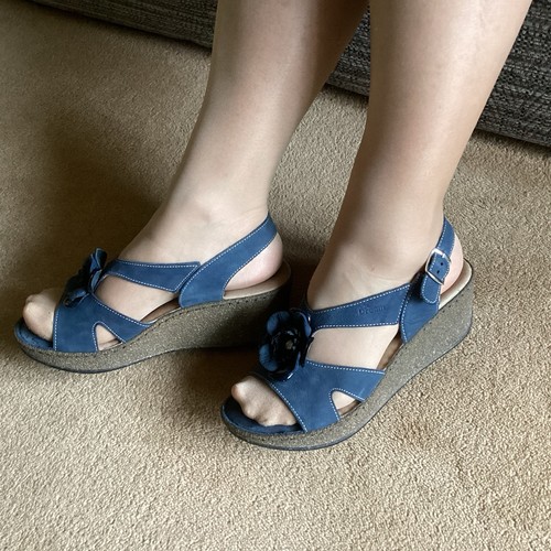 Ladies navy pair sandals by - ladies,