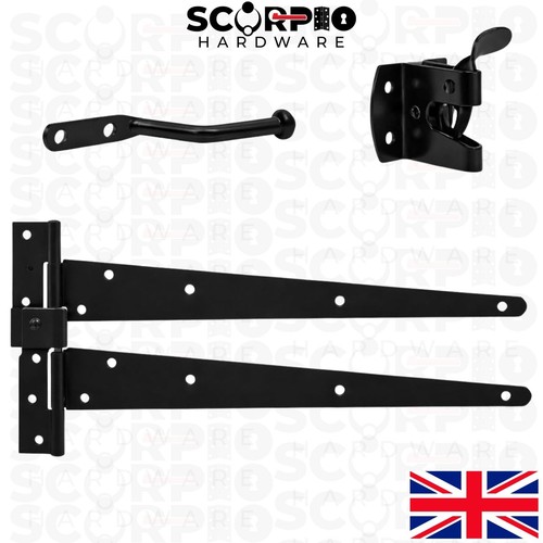 Gate hinge set - set, pedestrian