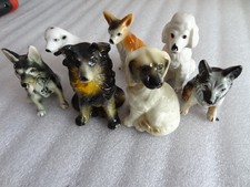 Dog Ornament Figures Collection Assorted Small x 7