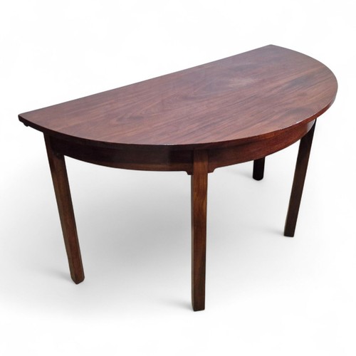 Georgian mahogany demi lune - georgian,