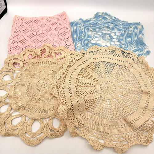 Vintage crochet lace - crochet, doilies