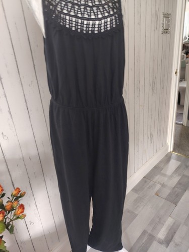 Next black cotton jumpsuit - next,
