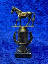 Equestrian Gold Trophy Award Horse Pony Club Competition FREE Engraving