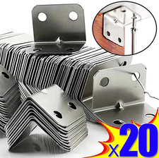 20x Stainless Steel L Shape
