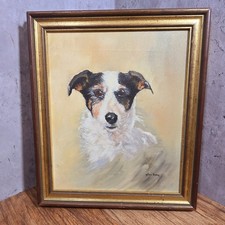Vintage original oil canvas - oil, on
