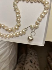 Large Cream/Pink Fresh Water